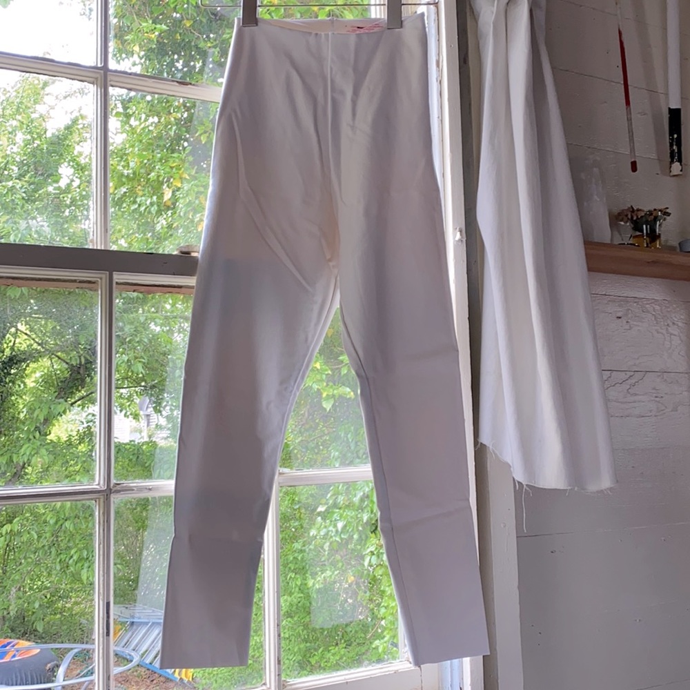 7/8 Faux leather leggings